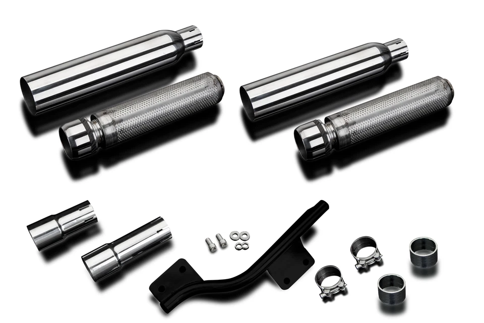 Yamaha Road Star Delkevic 16" Stainless Muffler Exhaust Bull Nose Tip 99-07 - Image 2 of 3