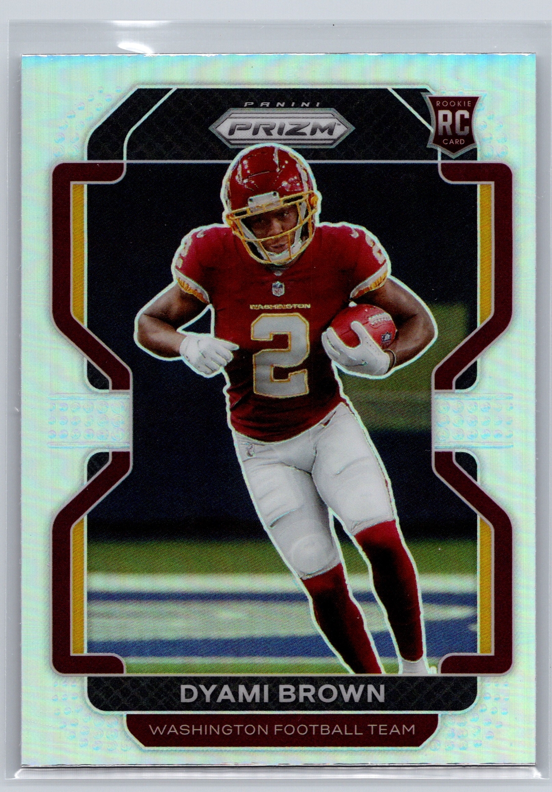 2021 Panini Prizm #V-353 Dyami Brown Rookie Variations Prizm Silver