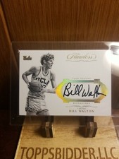 2021 FLAWLESS Collegiate BILL WALTON Team Slogan Signature AUTO GOLD  5/10 UCLA