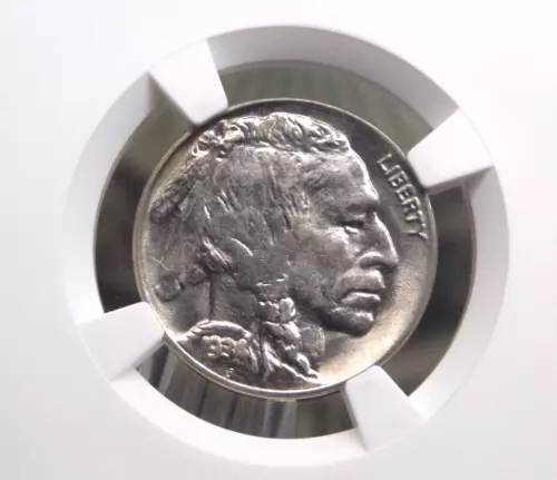 1934 "P" Indian Head BUFFALO Nickel 5c NGC AU58 #036 About Unc ECC&C, Inc.