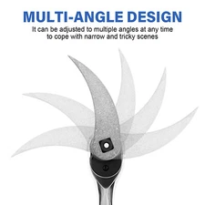 Pry Bar Wrench Adapter Head Crowbar Adapter 3/8" Ratchet Car Repairing Tool Kit