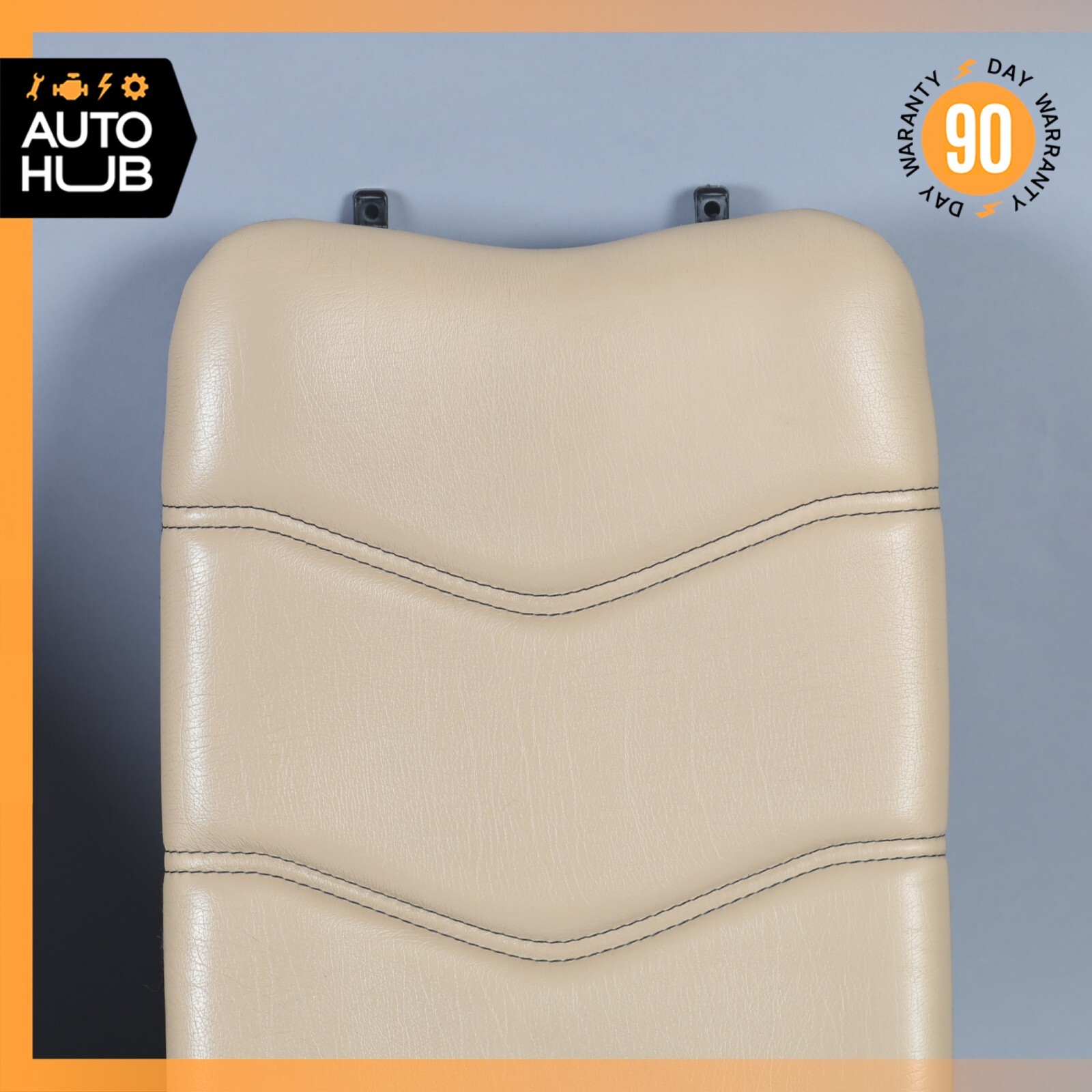 08-12 Maserati GranTurismo M145 Front Left Side Top Upper Seat Cushion Beige OEM