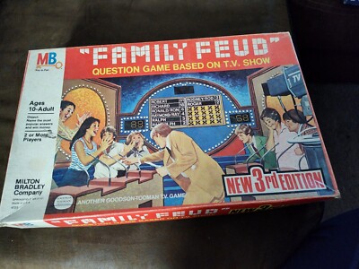 MB Family Feud Game 8th Edition 1985   Complete 