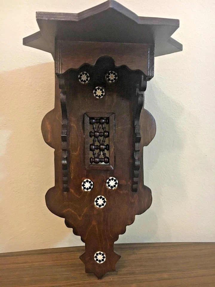 Handmade Wall Mounted Wood Shelf Decorative Shelf Floating Shelf Wooden Shelf - Image 4 of 4