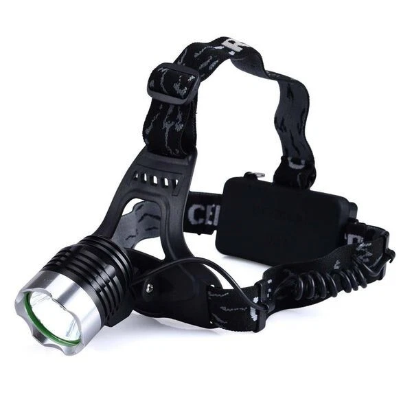 Lampe de poche frontale 5 tête LED phare extérieur T6 USB charge lampe
