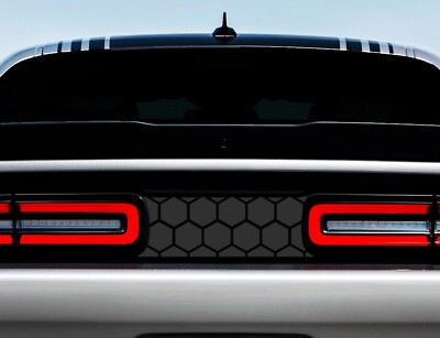 Extra Large Solid Honeycomb Decklid Divider Vinyl Decal- Fits Dodge Challenger
