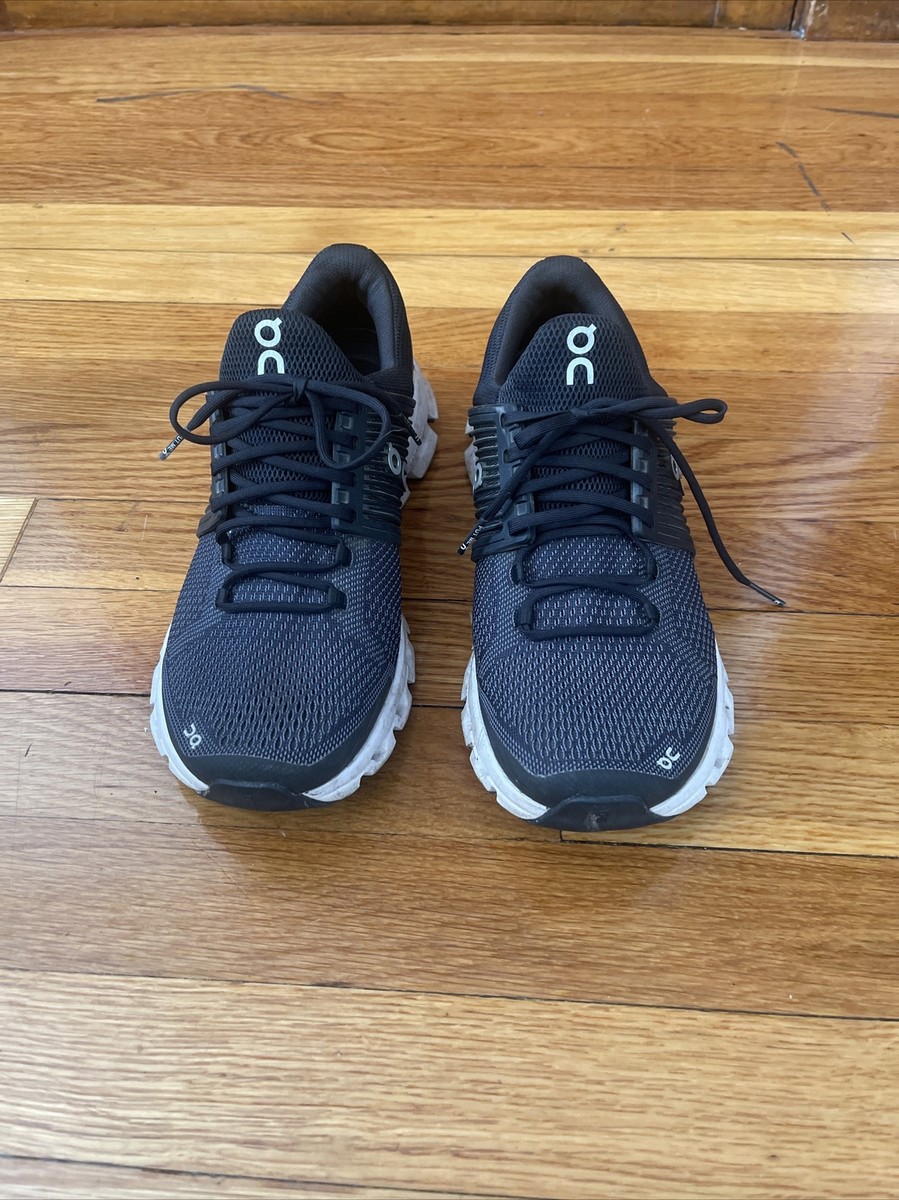 On Cloud Womens Cloudswift Black White Running Shoes Size