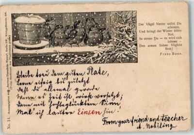 39414856 - Gedicht Franz Bonn Berliner Tierschutzverein Nr.14 Meise