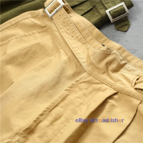 British military shorts Men's cotton summer shorts Gurkha shorts Military shorts - Picture 21 of 35