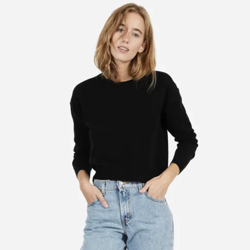 Everlane cashmere deals mockneck