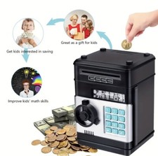 Electronic Piggy Bank ATM Password Money Box Cash Coins Saving For kids Gift NEW