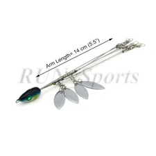 1 PC 5 Arms 4 Blades Alabama Umbrella Rig Castable Fishing Lures Bass Bait Kit