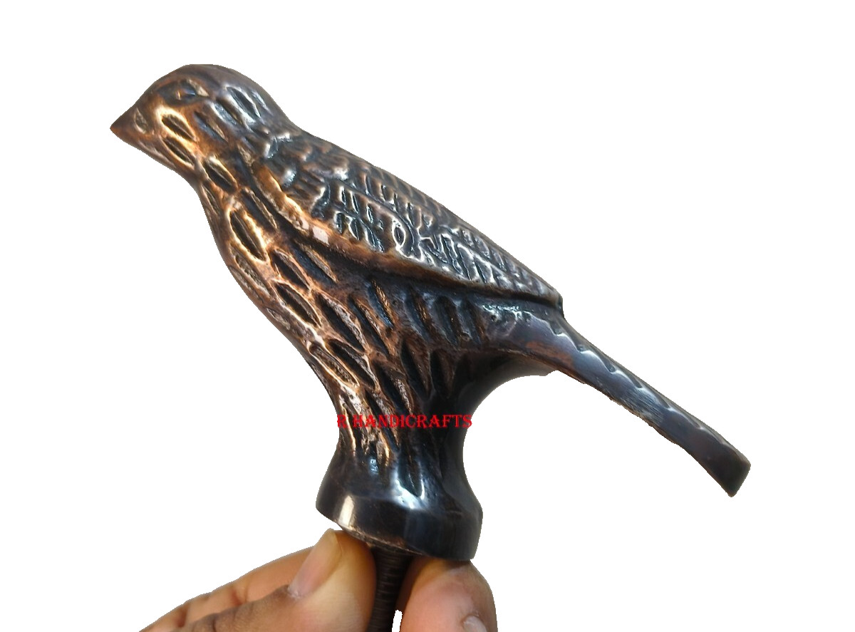 Collectable Handmade Solid Antique Brass Bird Des… - image 2
