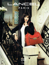 Publicité Advertising 07 24  2009   Lancel  maroquinerie sac l'adjani