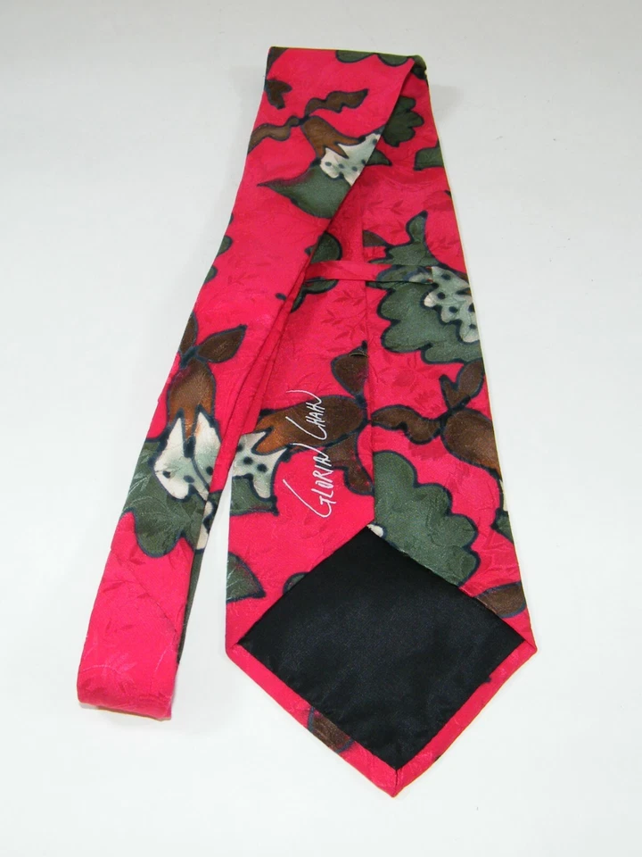 CORBATA HOMBRE ROBERT DASKAL GLORIA CHAH SEDA PINTADA A MANO Foto 2 de 4