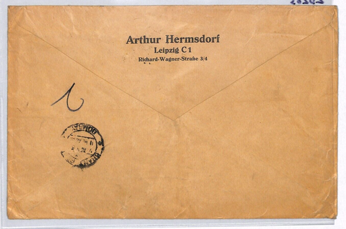 GERMANY Leipzig INDIA AIR MAIL Bombay via Karachi 1937 {samwells-covers}ZD283 - Picture 3 of 10