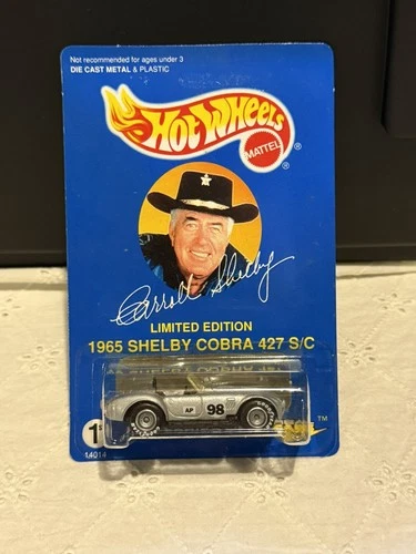 Vintage 1995 Hot Wheels Carroll Shelby 1965 Shelby Cobra 427 S/C