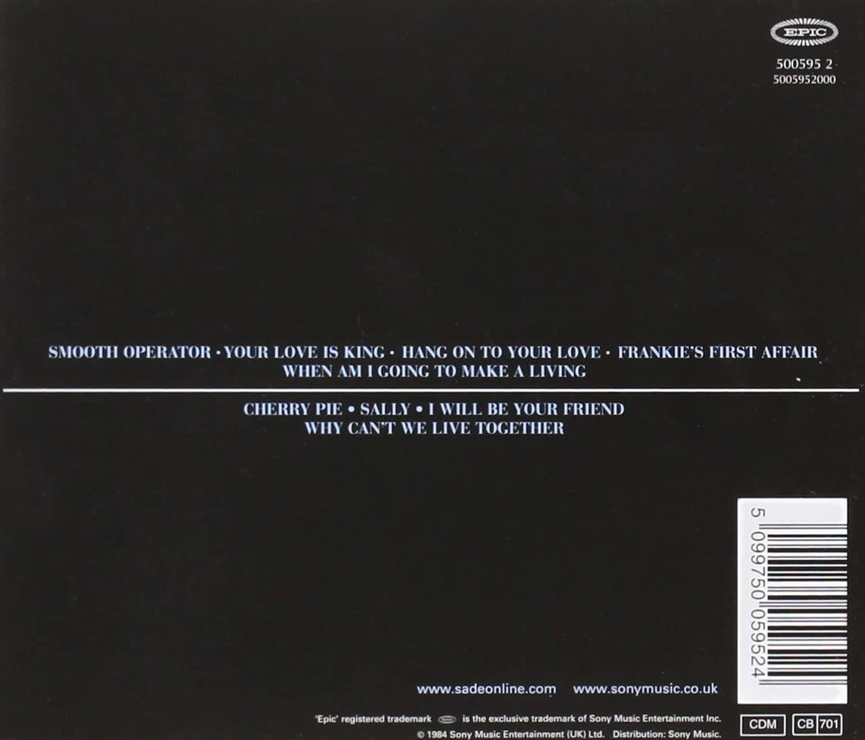 Sade Diamond Life (CD) - Bild 2 von 2