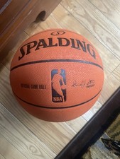 Spalding Official NBA Game Ball Cross Traxxion Size 7 Size 29.5 Mens Basketball 