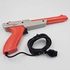 Vintage 1985 Orange Nintendo NES Zapper Duck Hunt Gun NES-005 OEM Light Gun