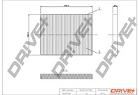 Dr!ve+ Innenraumfilter FüR Ford Fiesta VI Ecosport HF HJ 1.0 Ecoboost JK 1.6
