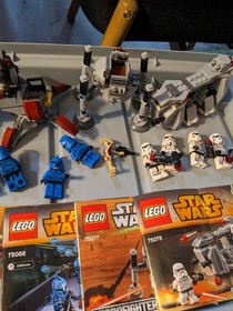 LEGO Star Wars 75078 Transport 75076 Gunship 75077 Spider Droid 75088 Commando