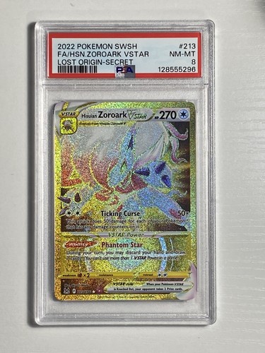Hisuian Zoroark VSTAR graded PSA 8 for sale on eBay