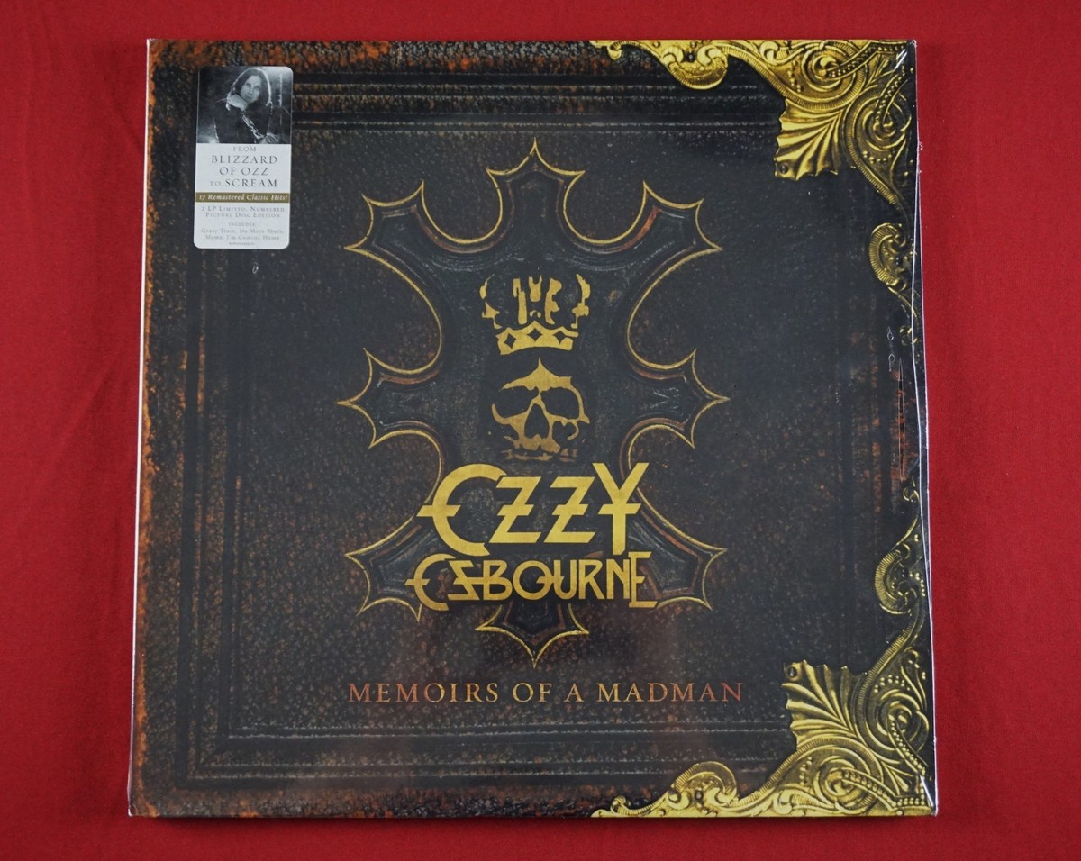 Ozzy Ozbourne Memoirs of a Madman 2 Picture Disc Vinyl Ltd #1124