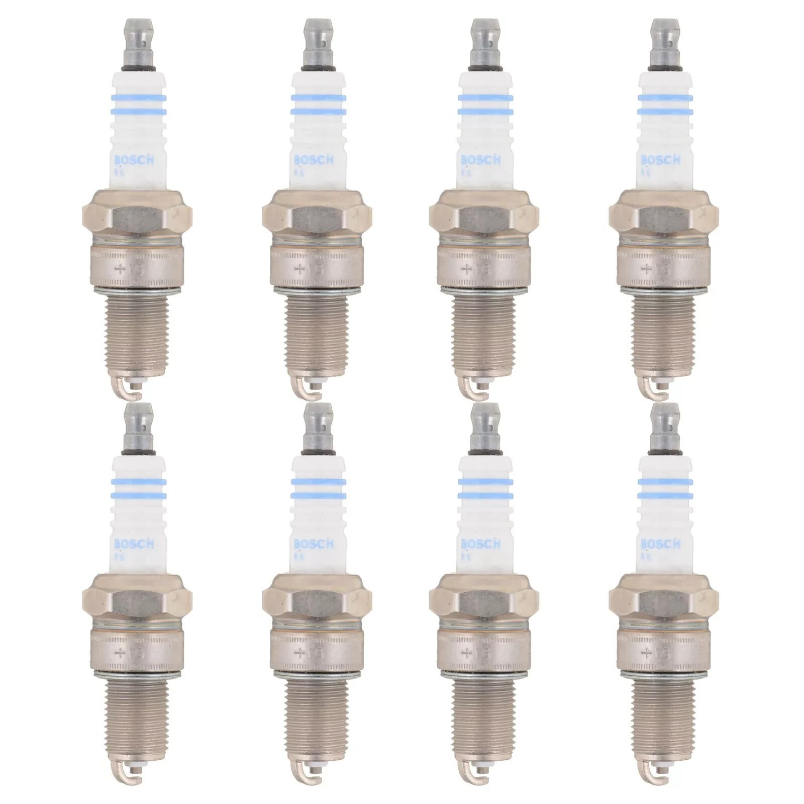 Set of 8 Spark Plugs Bosch Super Plus 7911 For Mercedes R107 560SL 380SLC 450SL