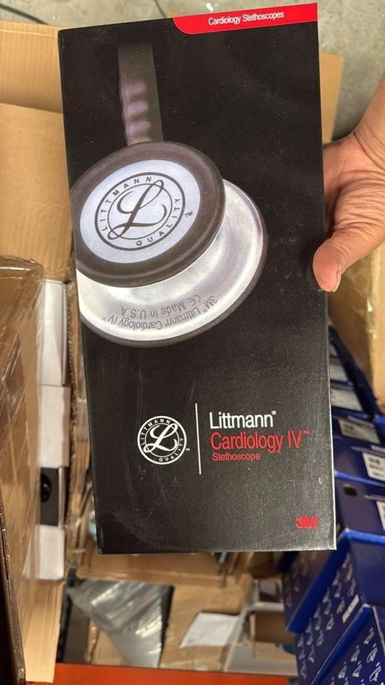 3M Littmann Cardiology IV Stethoscope, 5621,  Silver / Grey Chestpiece  27" - Image 2 of 3