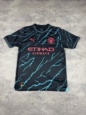 Vintage Puma Manchester City Sooccer Jersey 2020-21 Third Football Shirt Size M