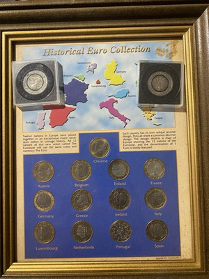 #ad #ad 12 Euro Display 10 Euro Fv Commemorative Coins $40.00