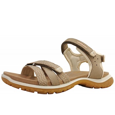 Ecco Offroad Roam Lea/Tex Damen Sandale in Beige