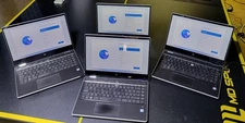 LOT OF 4 HP 14'' TOUCHSCREEN 2-IN-1 x360 Convertible 8GB RAM 128GB  AS IS READ