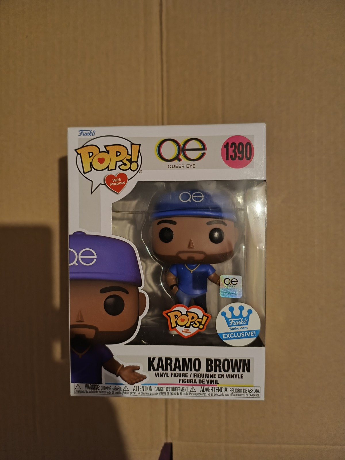 Karamo Brown #1390 - Queer Eye Funko Pop! Pops! With Purpose [Funko Exclusive]