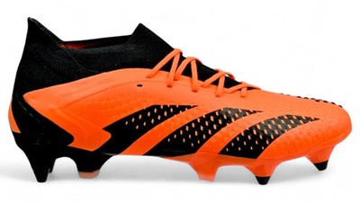 Adidas Herren Orange & Schwarz Predator Accuracy 1 SG Fußballschuhe UK 12,5 Ref1684
