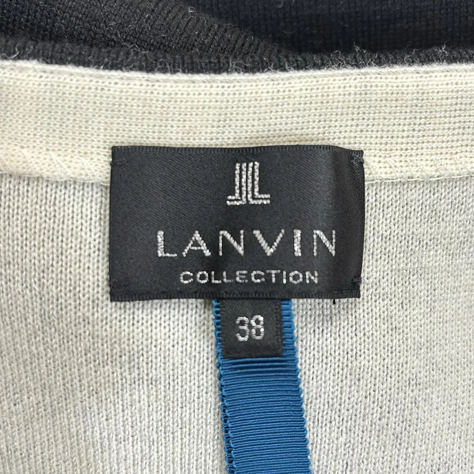 Auth LANVIN COLLECTION - Black Cream Women's Dress - Image 3 of 4