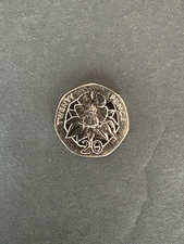 BRAND NEW ST.Helena 2022 20p-Ebony Rose. BUNC . Stunning Coin