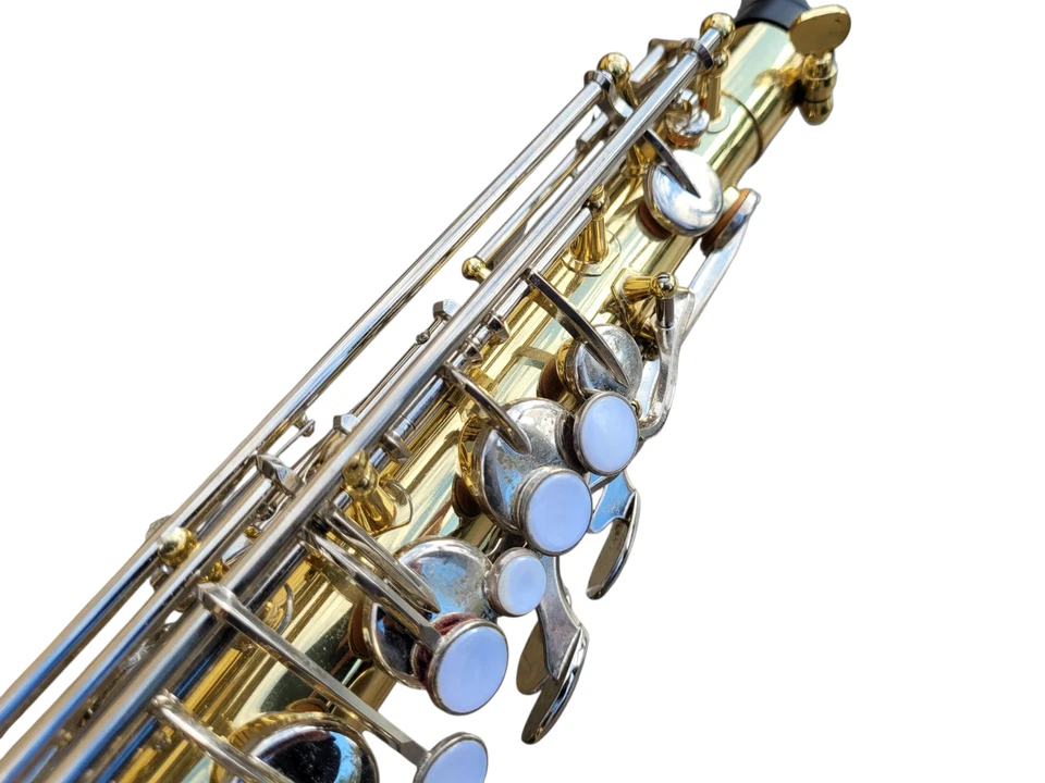 Yamaha Eb Alto Saxophone YAS 200AD With Neck Strap Case Mouthpiece & More - Image 4 of 4