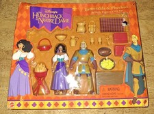 Disney Hunchback of Notre Dame Quasimodo Gargoyles Action Figure Gift Set Sealed