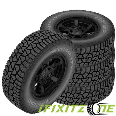 4 Sumitomo Encounter AT2 245/70R17 119/116S All Terrain 3PMSF 10 PLY 65K Mileage
