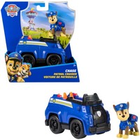 PAW Patrol Chase Figur Mit Polizei-Fahrzeug Stabiles Spielzeug Ab 3 Jahren