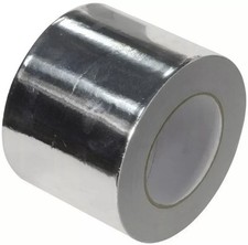 Aluminium Foil Tape 45m Big Roll Silver Self Adhesive Insulation Reflective Duct