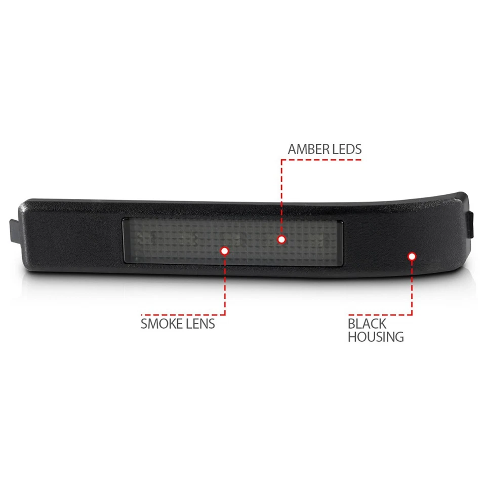 Anzo 861114 Turn Signal Lights Corner Side Marker Park Lamps Set of 2 Pair - Image 2 of 4