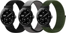 3 Pack Nylon Strap Compatible with Google Pixel Watch 4 41mm Sport Loop