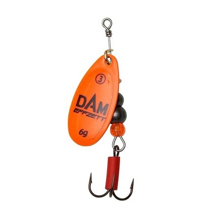 DAM Effzett Fluo Spinner 10g #4 / Orange Spiner Kunstköder