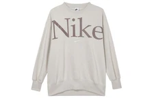 Nike Alphabet Crew Neck Casual Long Sleeve Sweatshirt