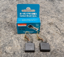 Makita CB204 Carbon Brush Set for Angle Grinders GENUINE New