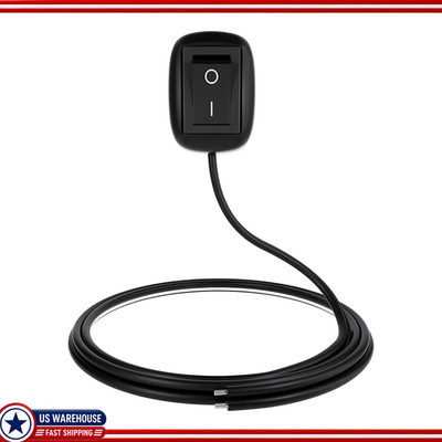 DC 12V Universal Car Push Button Switch, Paste Type 19.6 Prewired LED Light