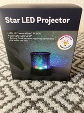 star led projector warm white rgb